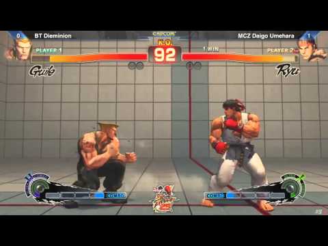 SF 25th Anniversary Tournament: Daigo Umehara (Ryu) vs Dieminion