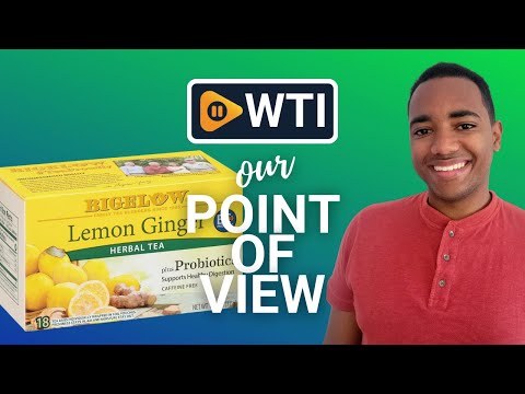 Bigelow Tea Lemon Ginger plus Probiotics Herbal Tea - WTI product video review