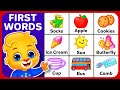 Baby S First Words Baby Learning Videos Flash Cards To Learn First Words For Babies Toddlers