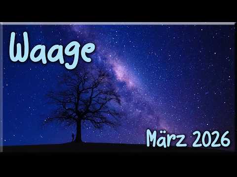 ♎ Waage - März 2026 ♎  -  Mysteriöse Empfindungen  -