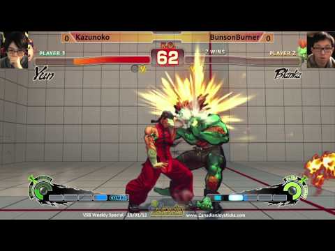 VSB Weekly Special - USF4   Kazunoko vs BunsonBurner