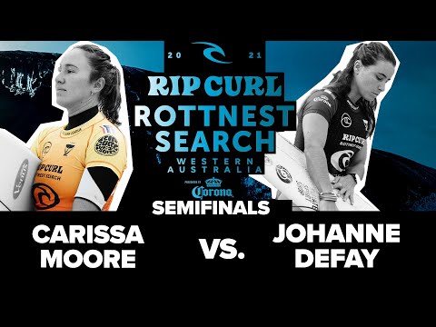 Carissa Moore vs. Johanne Defay HEAT REPLAY Rip Curl Rottnest Search Semifinals
