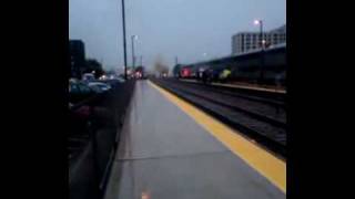 preview picture of video 'Metra train accident Des Plaines 8/4/2010 - Car on Fire'