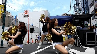 サンロッカーガールズによる元気ハツラツチアリーディング 代々木八幡商店会七夕フェスティバル④