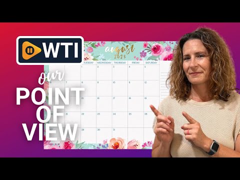S&O Watercolor Floral Large Calandars - WTI product video review