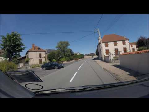 2016 Vichy IronMan 70.3 bike course time lapse