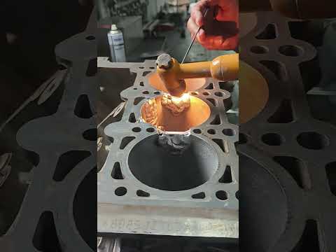 Watch Mechanics Bore The Cylinders To Rescue A Worn EA837 Engine Block