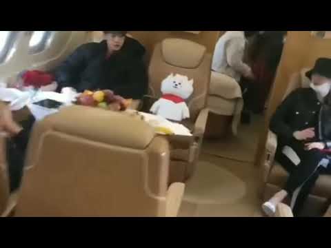BTS JIMIN BIRTHDAY CELEBRATION AT PRIVATE PLANE (part 1) | KIM AMMI