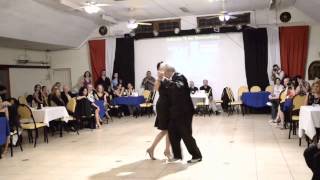 El Pibe Sarandi y Elina Roldan en la Milonga del Club Arquitectura