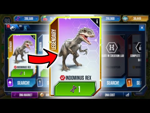 1 DNA, 1 INDOMINUS REX | Jurassic World: The Game