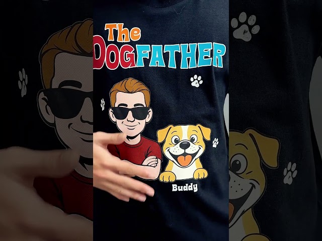 Vídeo relacionado con The Dogfather - Camiseta retro divertida para amantes de los perros Camiseta