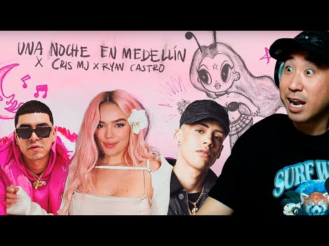 Coreano Loco reacciona a UNA NOCHE EN MEDELLÍN REMIX 🇨🇱🇨🇴 KAROL G, Cris Mj, Ryan Castro