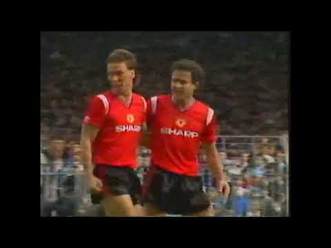 Brilliant Arthur Albiston Goal v Man City 1985/86