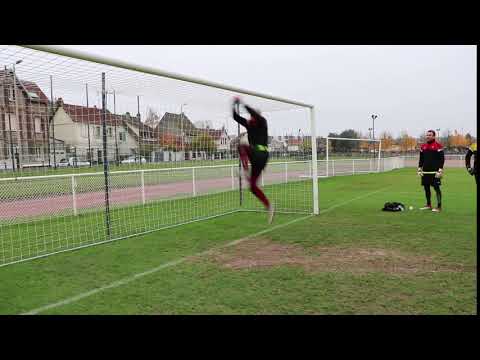 Le geste technique du gardien de Quevilly Rouen, Louis Souchaud !
