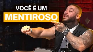 LÉO STRONDA colocou ele na PAREDE por isso