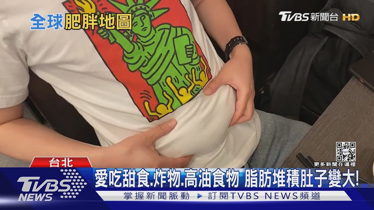有片/不忌口! 愛吃這類食物...肚子越來越大...全球失控「肥死率」曝光
