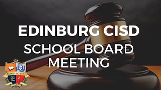 (08/25/26) ECISD Regular Board Meeting