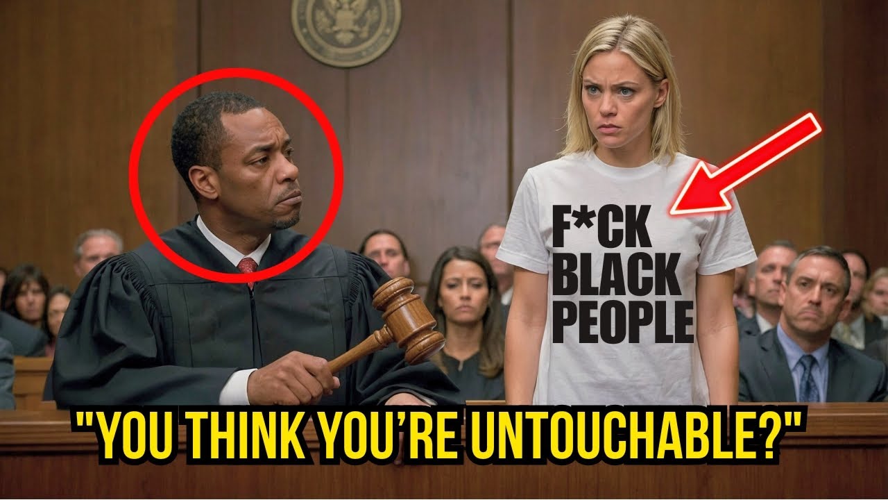 Defendant Wears a "F*CK Black People" Shirt to Court, What The Black Judge Does to Her Is Shocking!