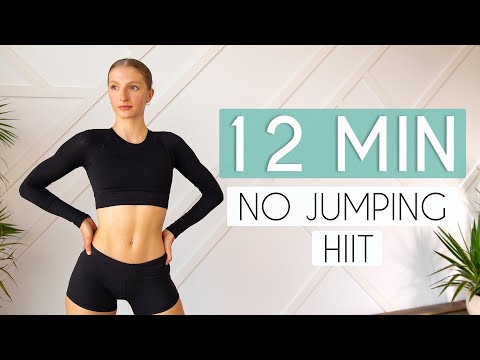 12 min FULL BODY HIIT NO JUMPING (Apartment Friendly Fat Burning Workout)