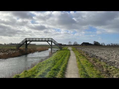 Wandelen over het Pieterpad - etappe 1 - Pieterburen-Winsum