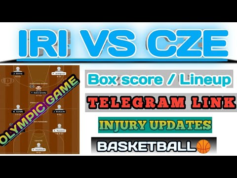 IRI VS CZE | IRI VS CZE DREAM11 BASKETBALL | IRI VS CZE PREDICTION | IRI VS CZE OLYMPIC BASKETBALL