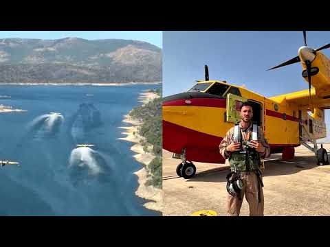 Video Thumbnail: Spanish Air Force pilot on battling wildfires: 'Can’t stop being shocked'