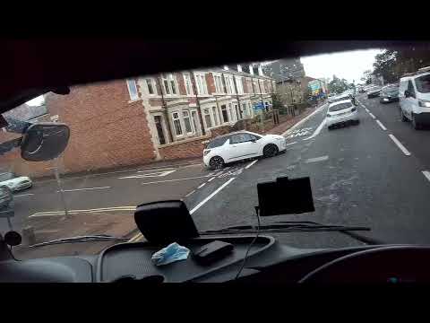 Driving in Gateshead along what was once the A1