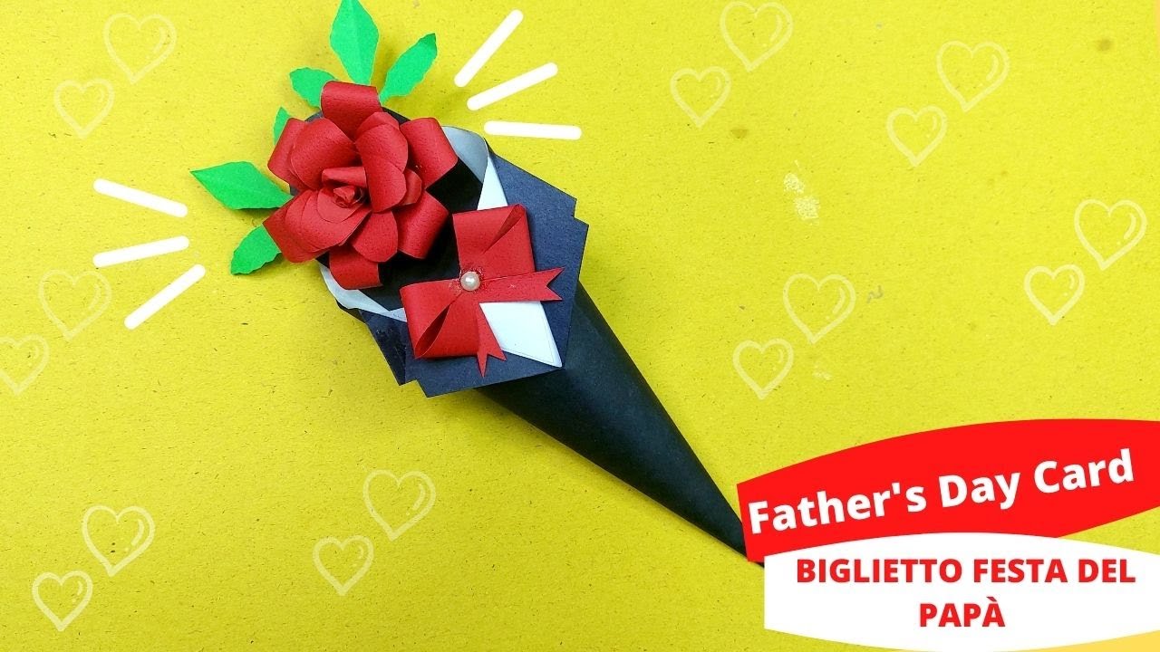 💖 FAI DA TE: BIGLIETTO FESTA DEL PAPÀ 💖 Lavoretti per la festa del papà / COOL card for FATHER'S DAY