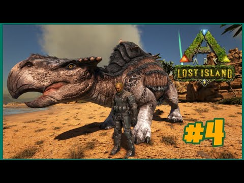DOMESTICANDO UN MORELLATOPS NUEVO DINOSAURIOS JURASICO ARK LOST ISLAND