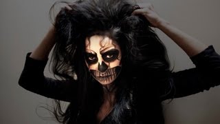 Sexy Skeleton Halloween Makeup - Lady Gaga