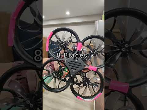 3 Blade vs 5 Blade vs 8 Blade Props, Quick How loud sound comparison. FPV Quadcopter Drone