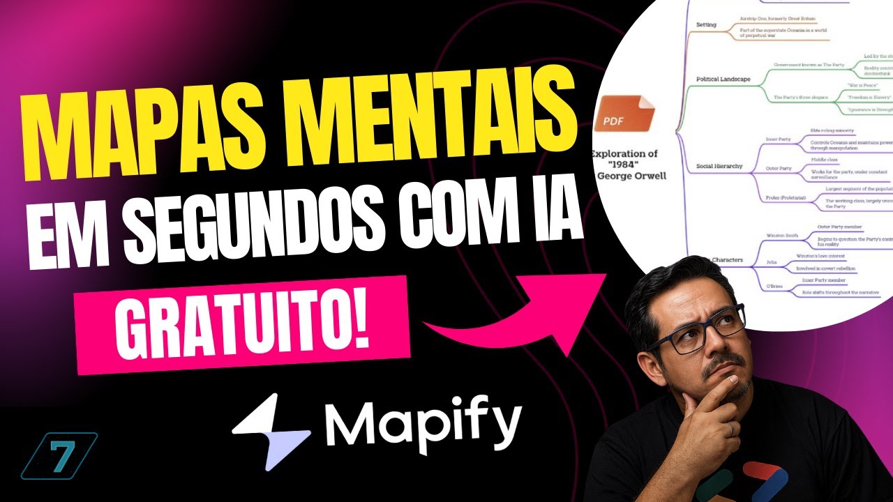 🧠 Como Criar Mapas Mentais GRÁTIS com Inteligência Artificial | Mapify.so 🚀