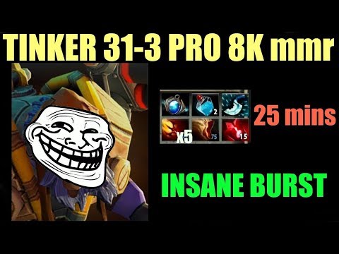 INSANE Tinker Skills 8K MMR!