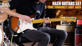 Video thumbnail for No Talking...Just Tones | Nash Guitars - S57 | 2 Tone Sunburst Light Aged by Peach Guitars