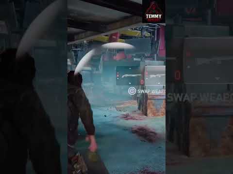 Ellie vs Giant Shambler | Intense Flooded City Battle | The Last of Us Part II #shorts #TLOU2