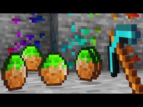 Minecraft but there's MORE Custom Diamonds