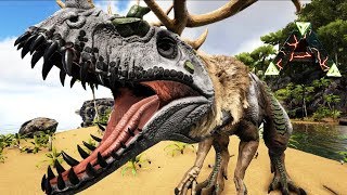 MHWに出てきた「レーシェン」のオマージュ恐竜、コルヌサウルス捕獲成功！Ark ラグナロク編#4