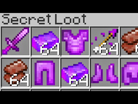 Minecraft Skywars but there is secret netherite everywhere...
