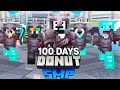 I Survived 100 DAYS On The Donut SMP FULL MOVIE