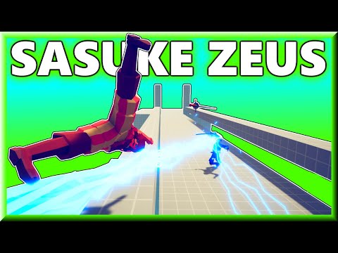 Chidori! Sasuke Zeus vs Every Faction 1v1 - TABS MODS GAMEPLAY