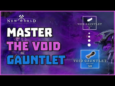 Void Gauntlet Starter Guide - BEST Weapon Mastery Leveling - Leveling Build - New World Patch 1.1.1