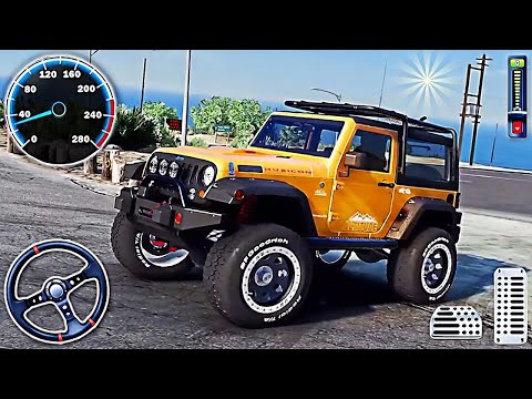 4x4 Luxury Prado Car Driving 2024 - US jeep Driving Games Sim 3d Android Gameplay HD