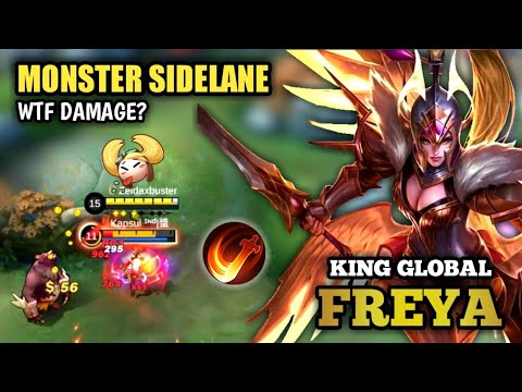 KING FREYA SUPER AGGRESIVE! Best Build Top 1 Global Freya 2022 - Mobile Legends