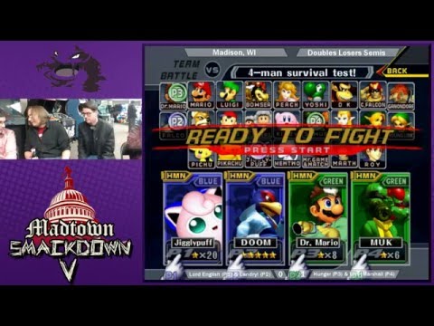 MTSD5 - Lord English & Landry! vs Hunger & UNV|Marshall SSBM Doubles Losers Semis