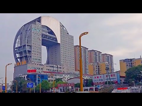 Yichun, Jiangxi, China. Cidade de Yichun Ичунь (5420000)