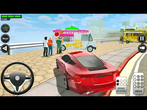 Car Driving Academy Simulator Open World #5 - 4 City Cars Drive - Android Gameplay