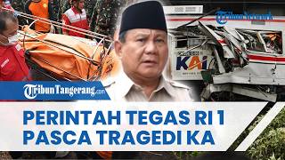 PRABOWO TURUN TANGAN! Beri Perintah Tegas seusai Tragedi Maut KRL vs KA Argo Bromo di Bekasi