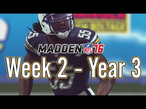 Madden 16 Chargers Connected Franchise Year 3 - Week 2 vs Browns - EP23