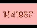 Colorful Numbers 1 To 3500000 Inspired By DJ Ell S