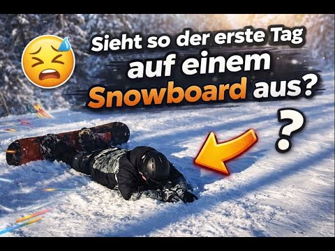 So sieht der ERSTE Tag auf dem Snowboard wirklich aus | Winterberg